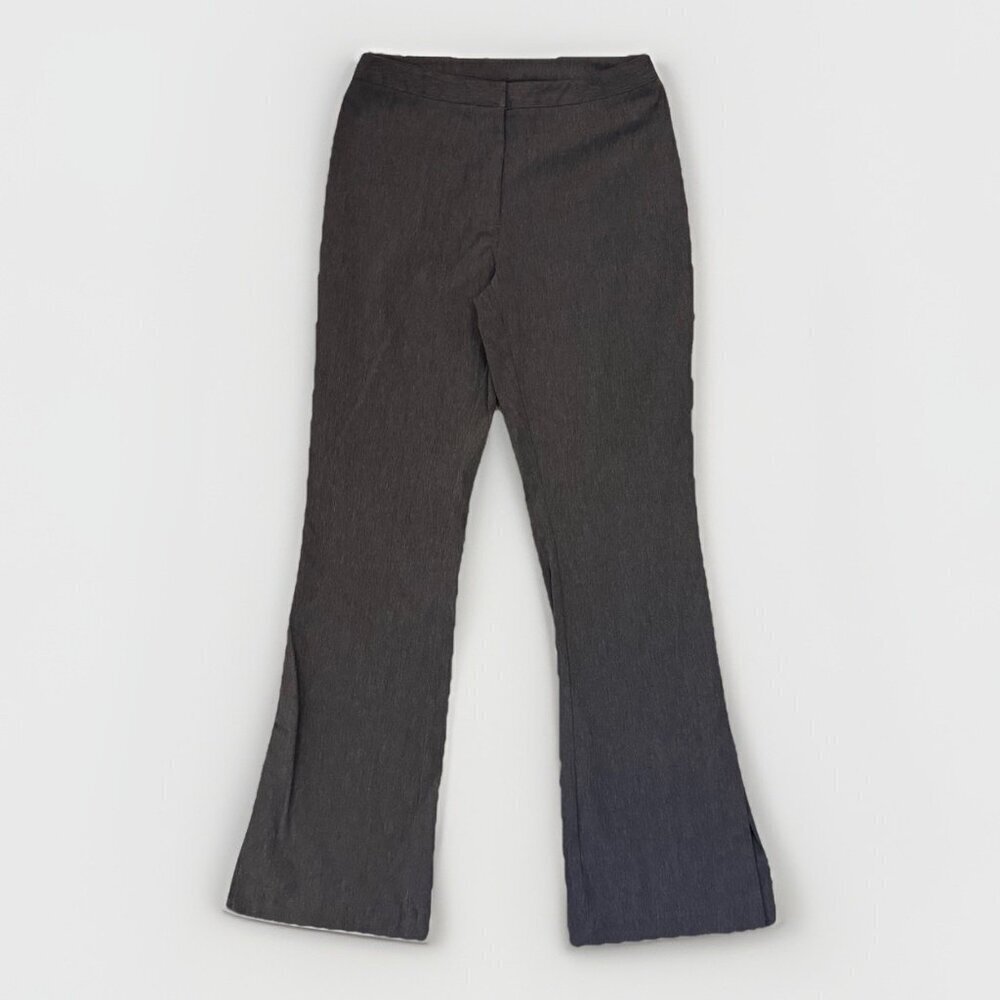 Express Women's Pants Size 7 / 8 Reg Gray Stretch Mid Rise Back Pockets EUC